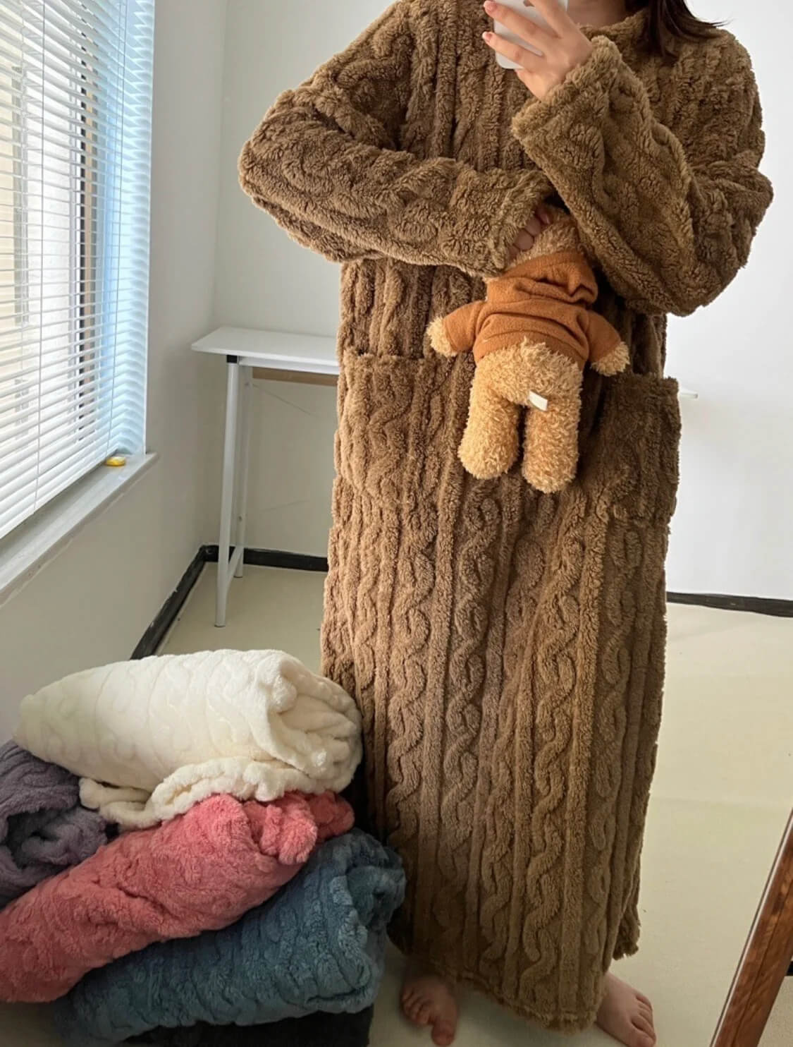 🔥Kerstpromotie-49%korting🔥Winter Koraal Fluwelen Huiskleding