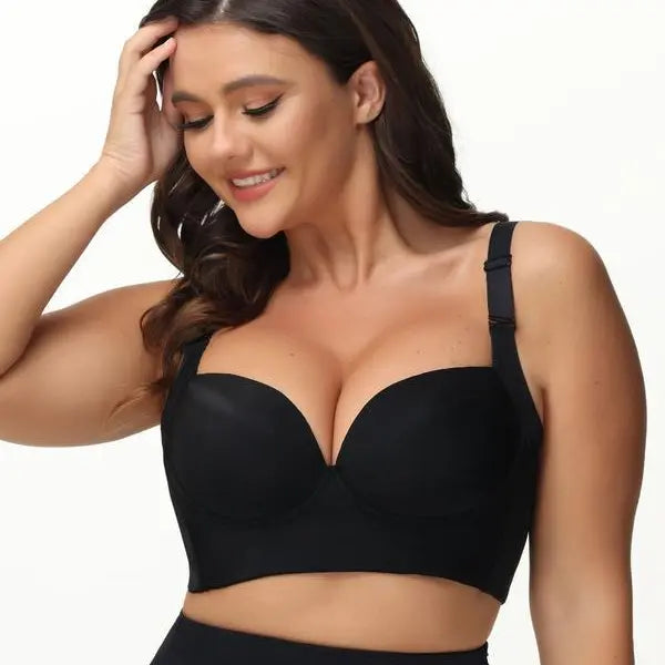 š„50% KORTINGš„š„Rug Gladmakende Beha met Shapewear
