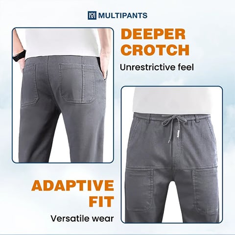 🎉Wekelijkse speciale uitverkoop - 50%Korting🎉MultiPants - duurzame cargo broek met veel stretch en meerdere zakken(Hoe meer je koopt, hoe hoger de korting)