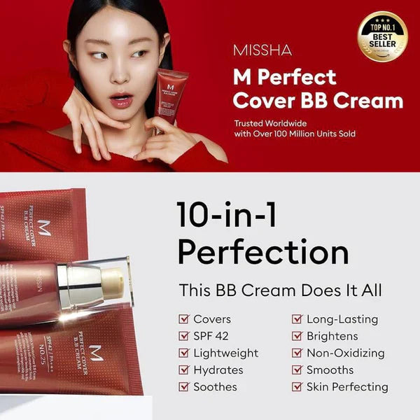 ✨2025 Hot Sale Perfect Cover⌛🔥BB Cream SPF 42 PA