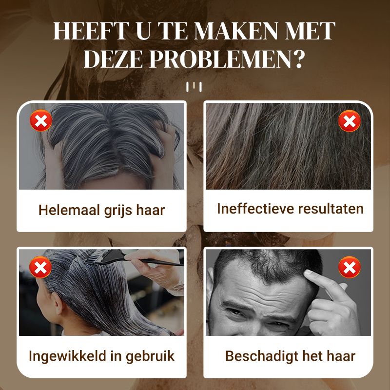 🌿 Langdurige Natuurlijke Haarverf Shampoo – Kleur en Verzorging in Één Stap ✨