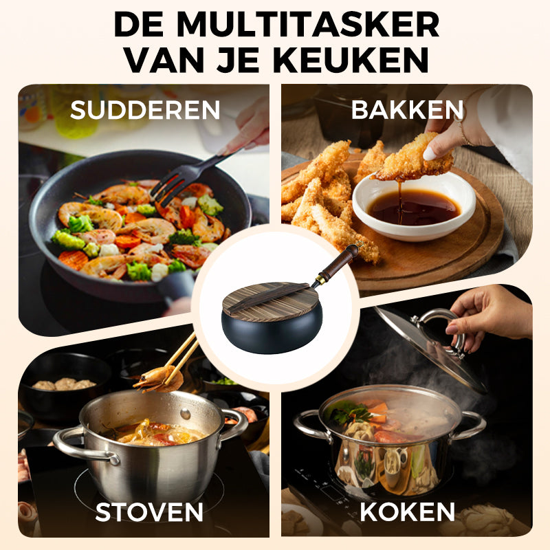 š„Hot Sale 50% UITš„Uncoated Dikke IJzeren Pot