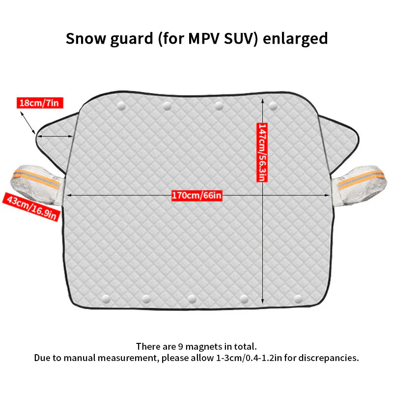 ⛄❄️LAATSTE DAG PROMOTIE 50% KORTING!!❄️🚗4-laags magnetische voorruit autohoes
