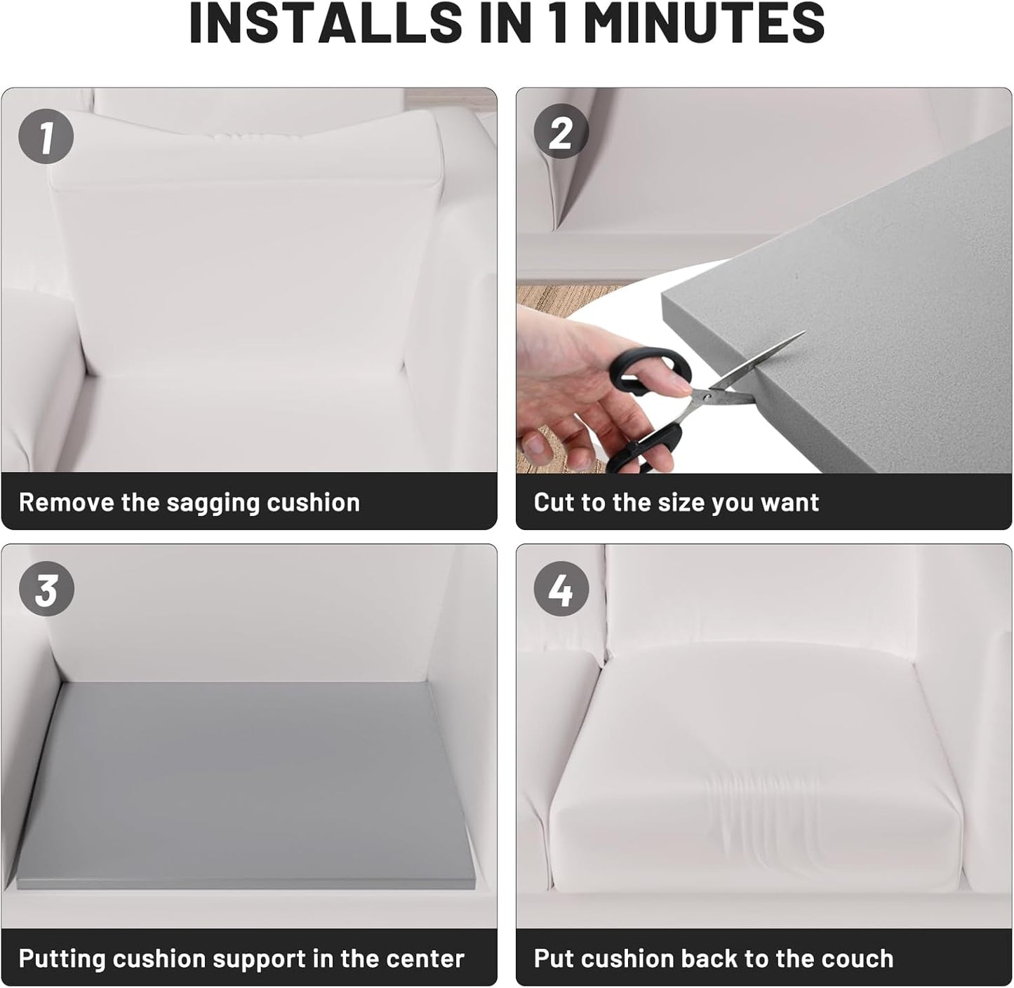 🛋️Bankkussensteun voor doorgezakte zitplaatsen