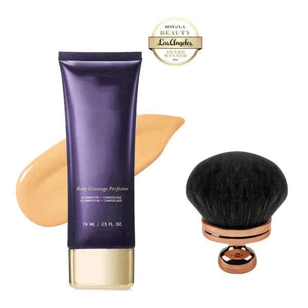 🔥GROTE UITVERKOOP – 49% GRATIS BODYBORSTEL!!💥Waterdichte, lichtgewicht en vlekkeloze lichaamsmake-up