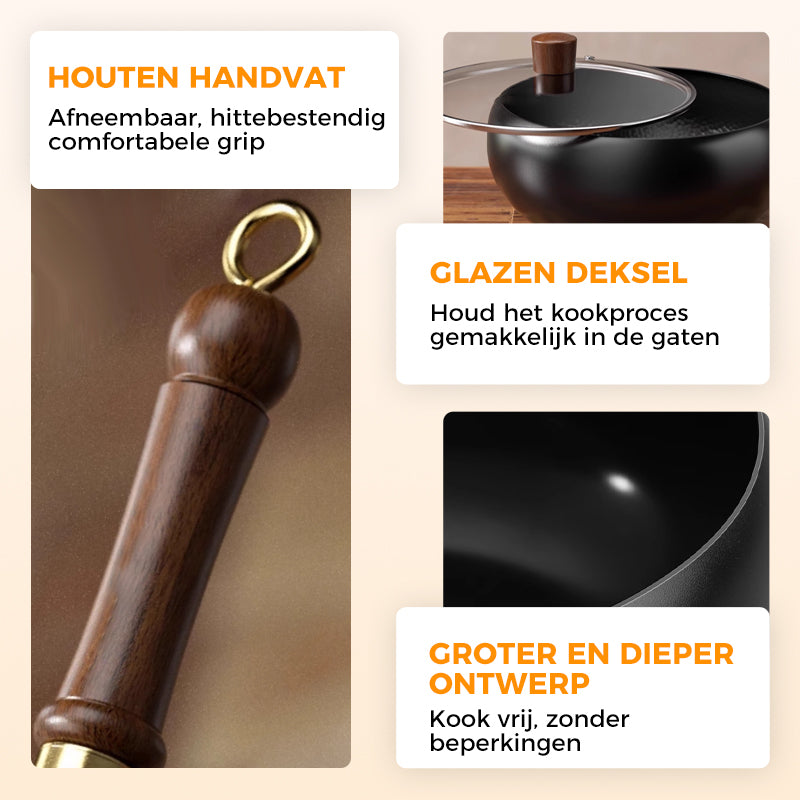 š„Hot Sale 50% UITš„Uncoated Dikke IJzeren Pot