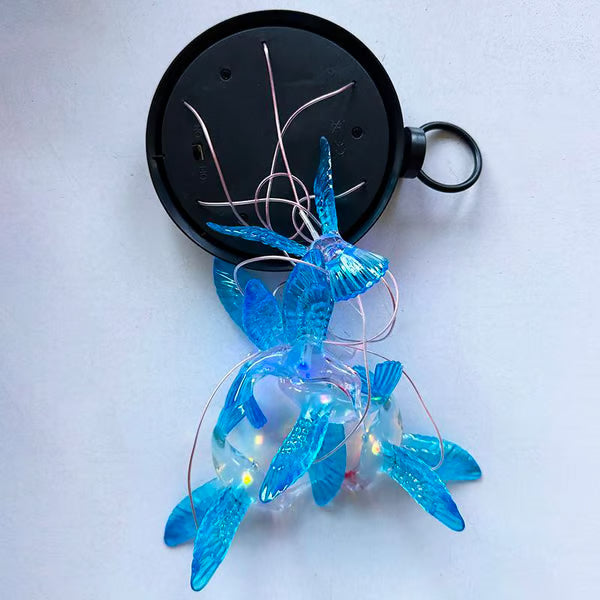 🦋Verfraai je tuin -✨ Creatief vogelontwerp zonnewindgong