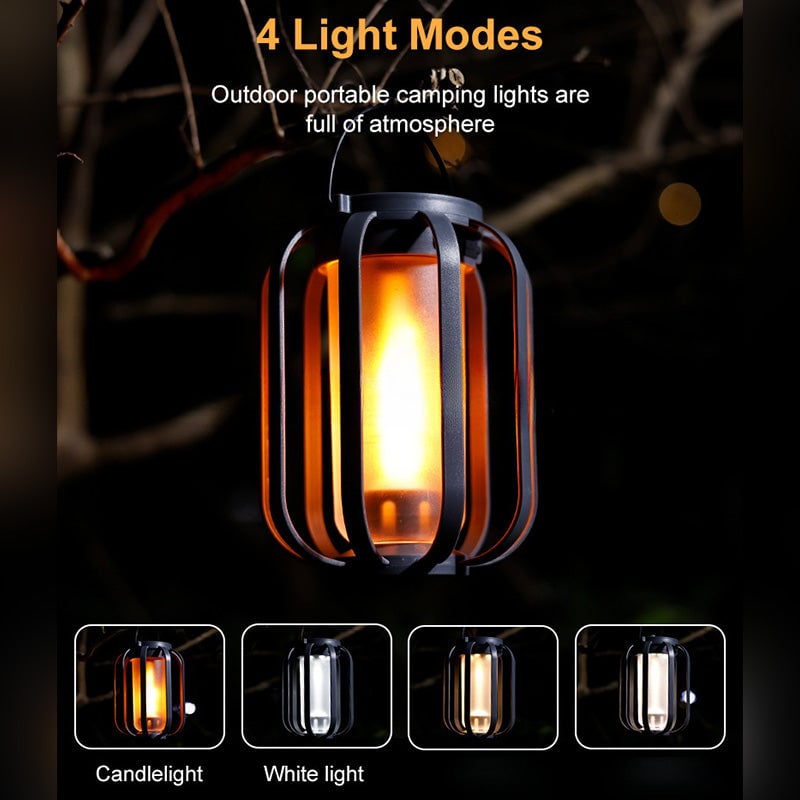š„Zonne-energie Campinglamp met 4 Lichtmodi