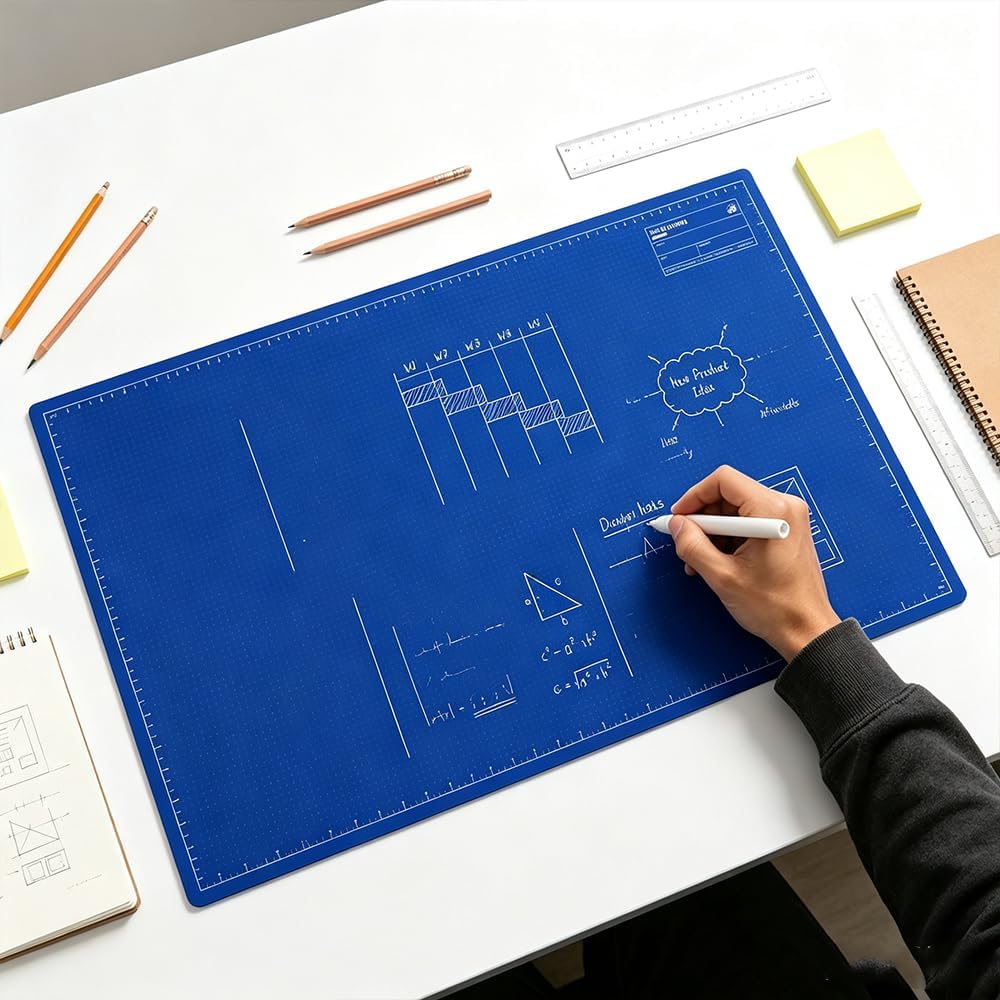 📋 50% korting! Herbruikbare bureauonderlegger – beschrijfbaar & uitwisbaar, groot formaat. Perfect voor schetsen, planning & notities – geen papier meer nodig! ✨🖊️