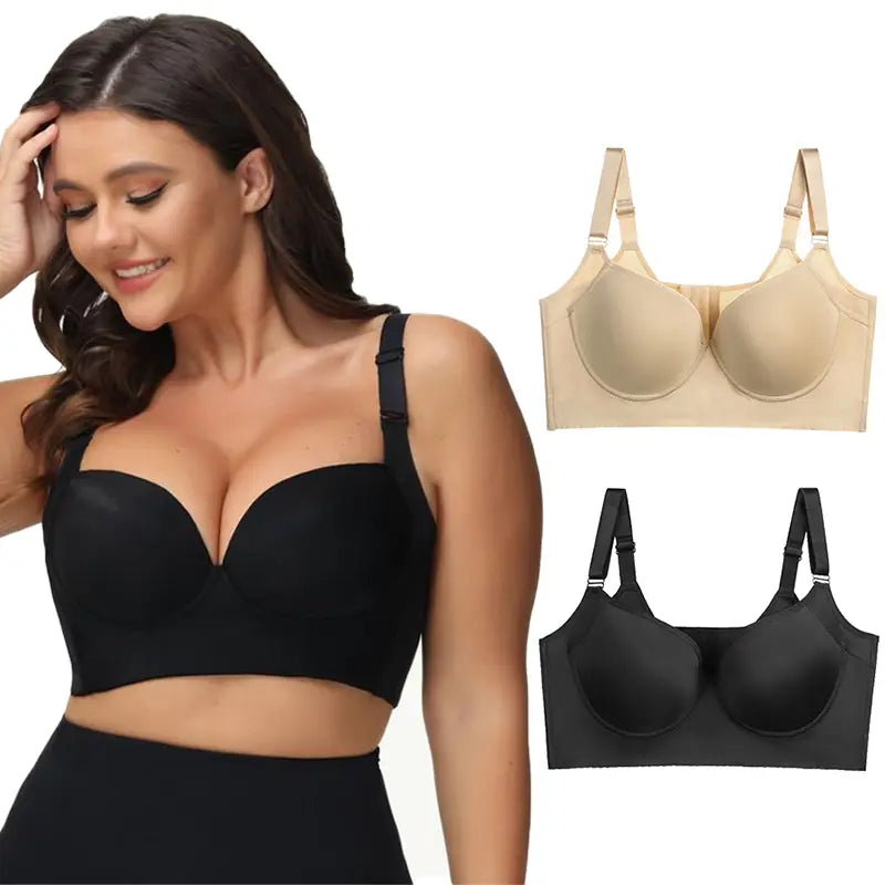 š„50% KORTINGš„š„Rug Gladmakende Beha met Shapewear