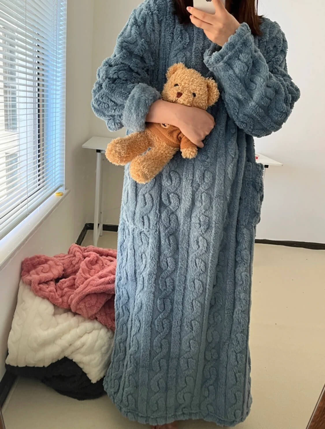 🔥Kerstpromotie-49%korting🔥Winter Koraal Fluwelen Huiskleding