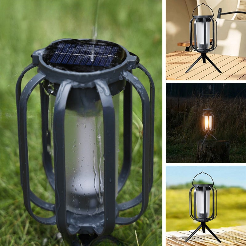 š„Zonne-energie Campinglamp met 4 Lichtmodi