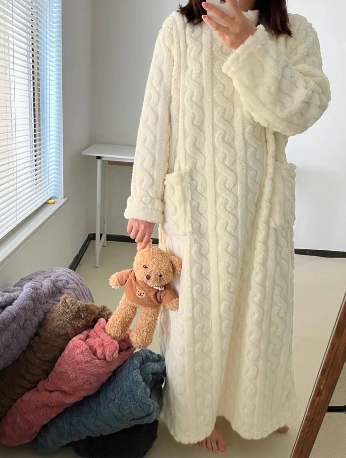 🔥Kerstpromotie-49%korting🔥Winter Koraal Fluwelen Huiskleding