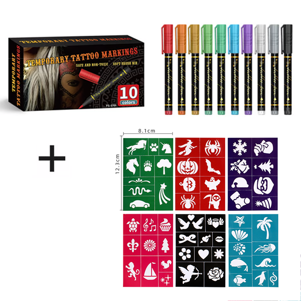 🔥 50% korting op tijdelijke tattoo markers – huidvriendelijk, urenlang zichtbaar en makkelijk afwasbaar.
