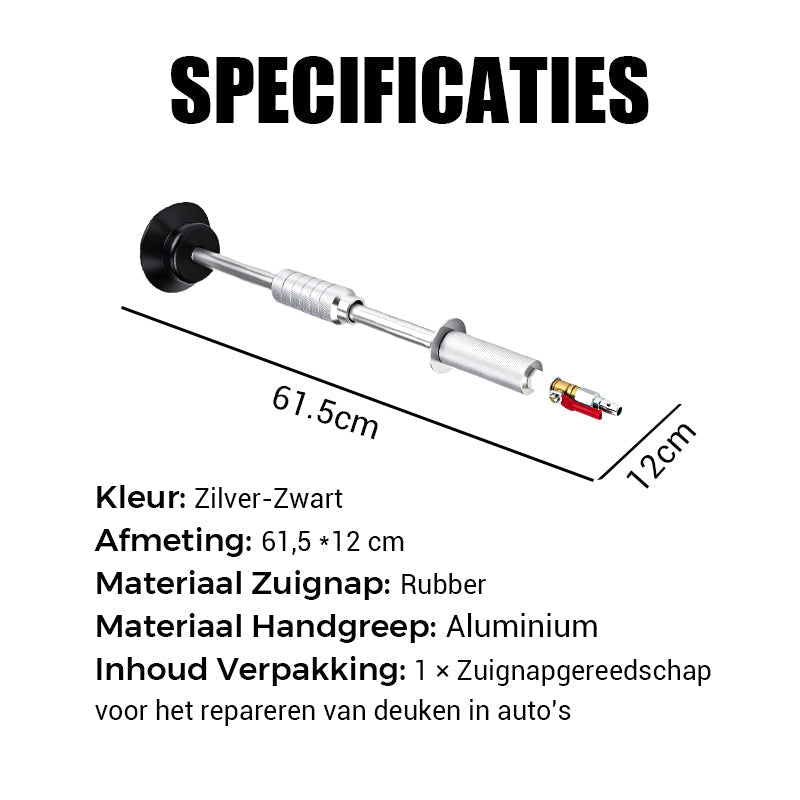 🛻🪠Zuignapgereedschap voor het repareren van deuken in de carrosserie
