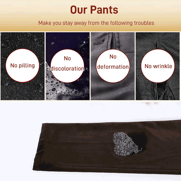 Lange rechte stretch corduroy herenbroek - Koop 2 gratis levering