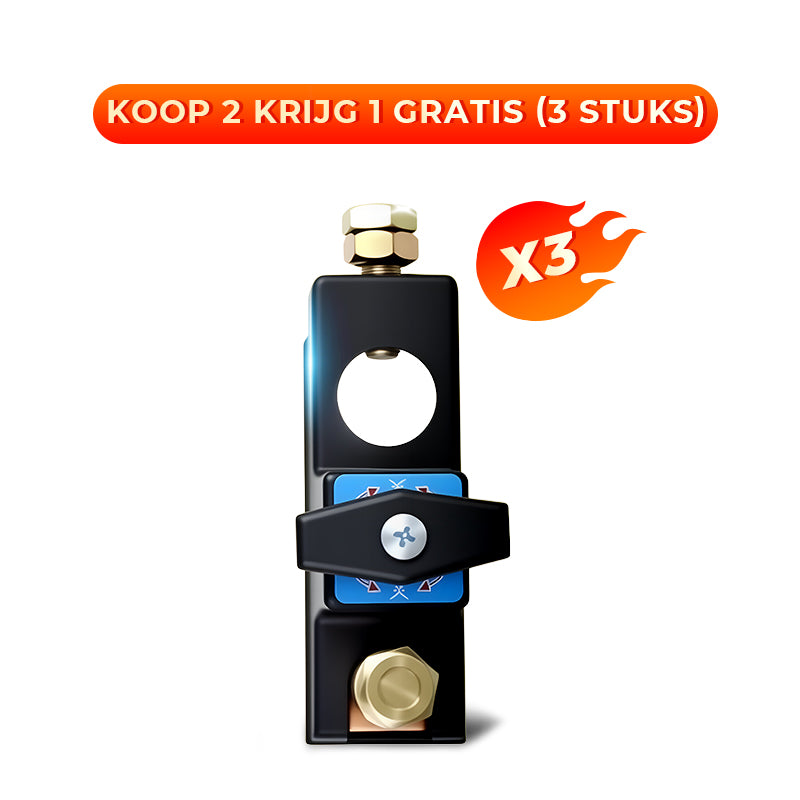 🔋🚗 12V/24V Accu Uitschakelaar voor Voertuigen – Dual Voltage, 250A, Verhoogde Veiligheid & Eenvoudige Installatie!