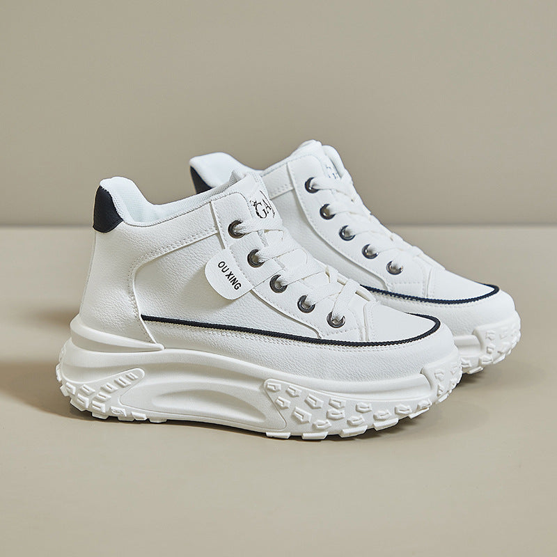 Wandelschoenen met zacht platform voor dames