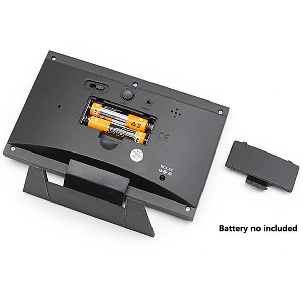 š„Digitale LED Temperatuur Vochtigheidsmonitor Weersvoorspelling LED Tafelwekkerš„