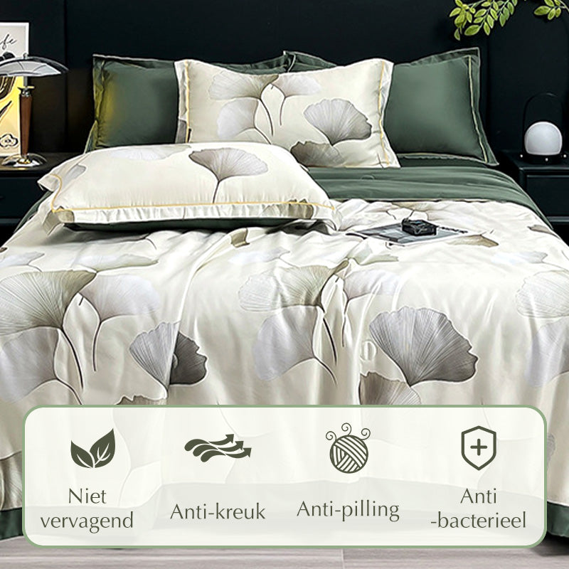 Ademende en Verkoelende Dekbedset van 4 stuks