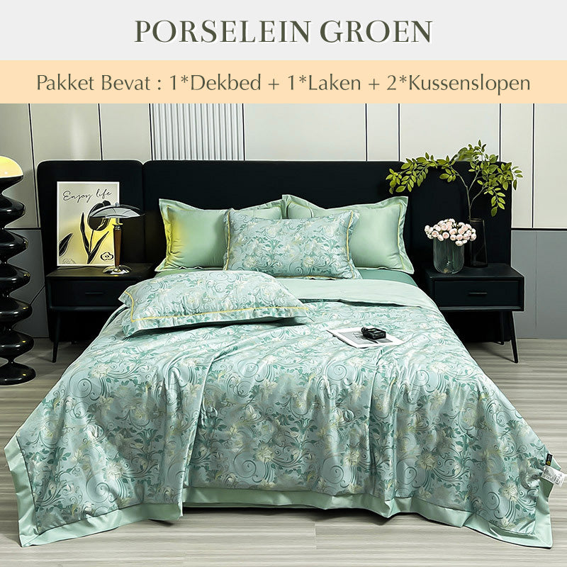 Ademende en Verkoelende Dekbedset van 4 stuks