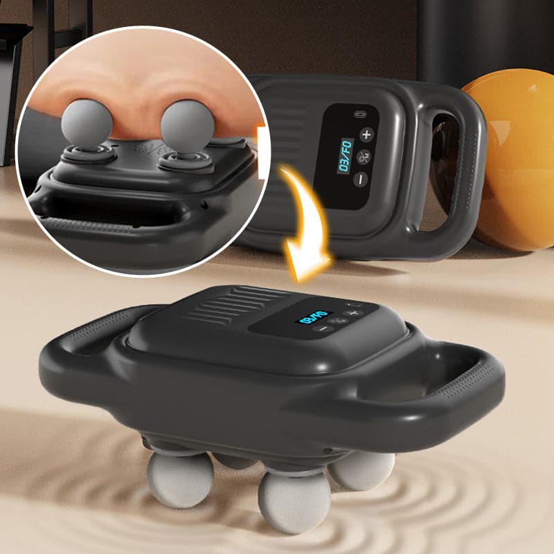 🏋️♂️4-koppig Fascial Gun Massageapparaat