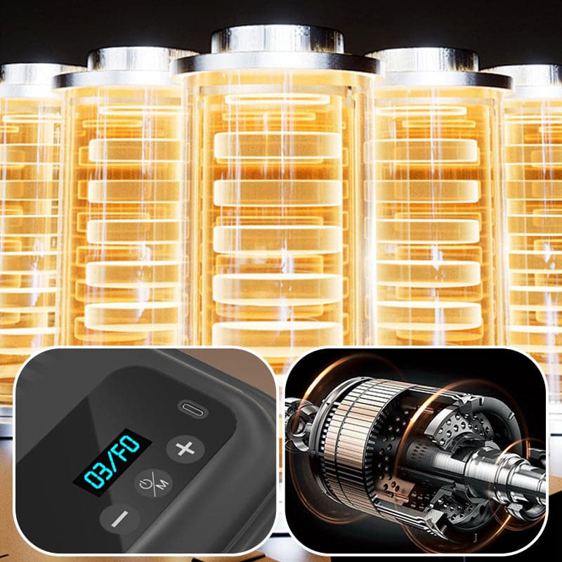 🏋️♂️4-koppig Fascial Gun Massageapparaat