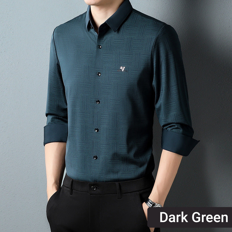 Heren Overhemden met Lange Mouwen