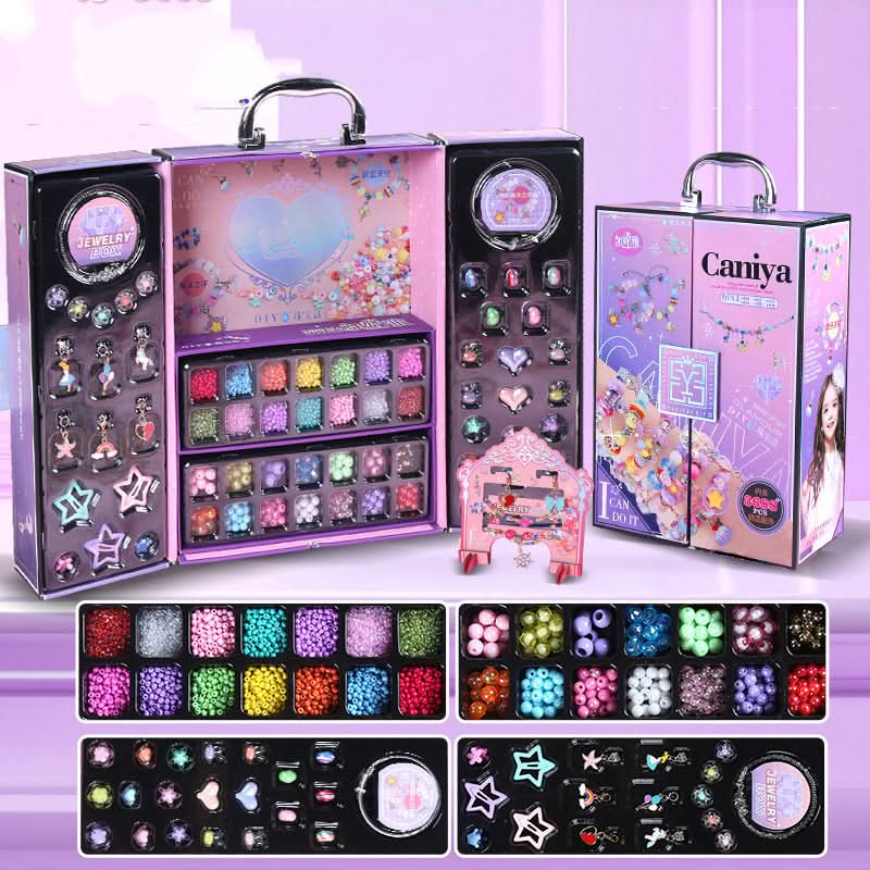 DIY kraal sieraden geschenkdoos set