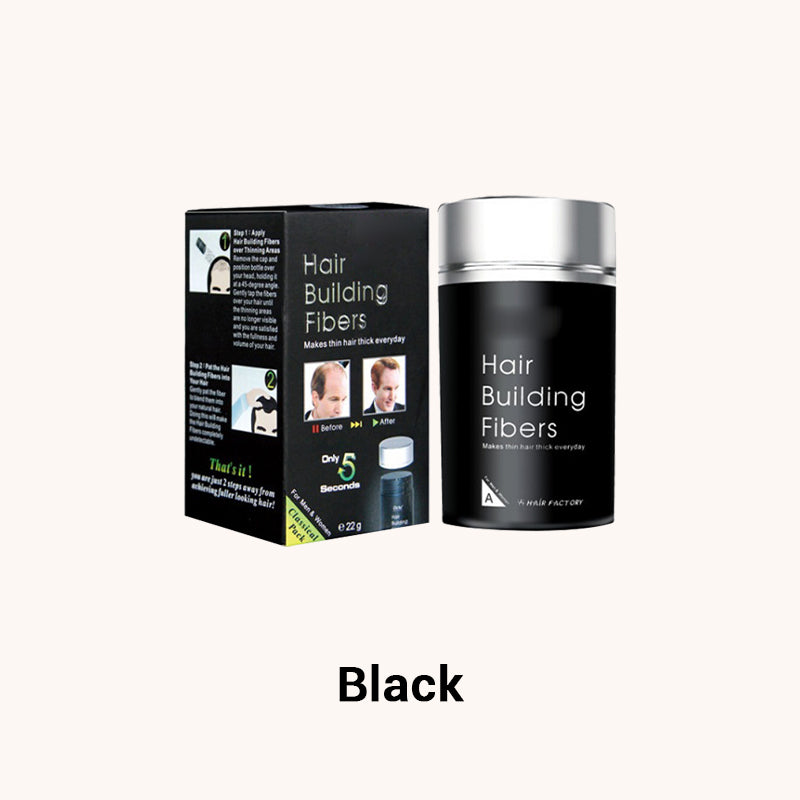 haaropbouwvezels voor direct volume en verdikking