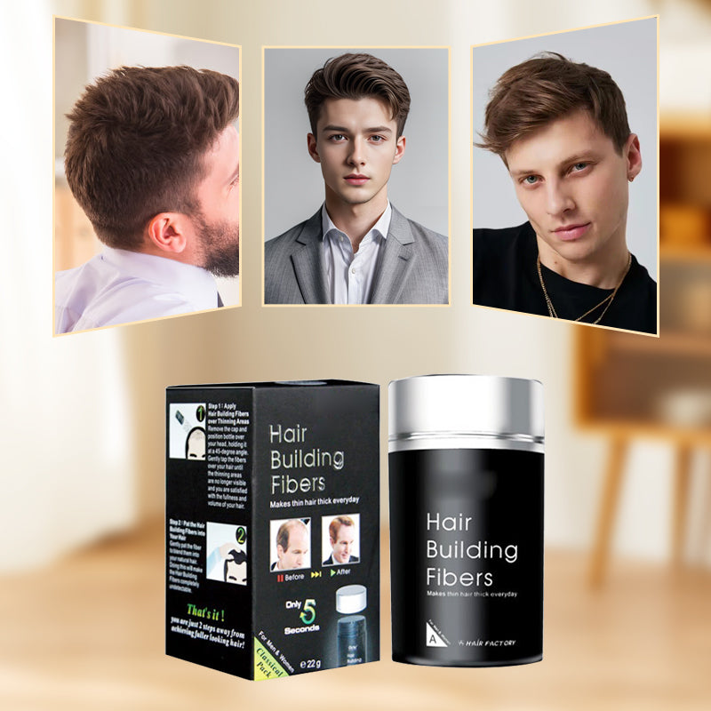 haaropbouwvezels voor direct volume en verdikking