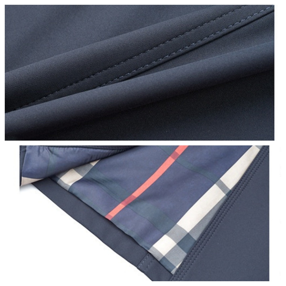 Heren Dubbel Rij Knopen Trenchcoat Jas