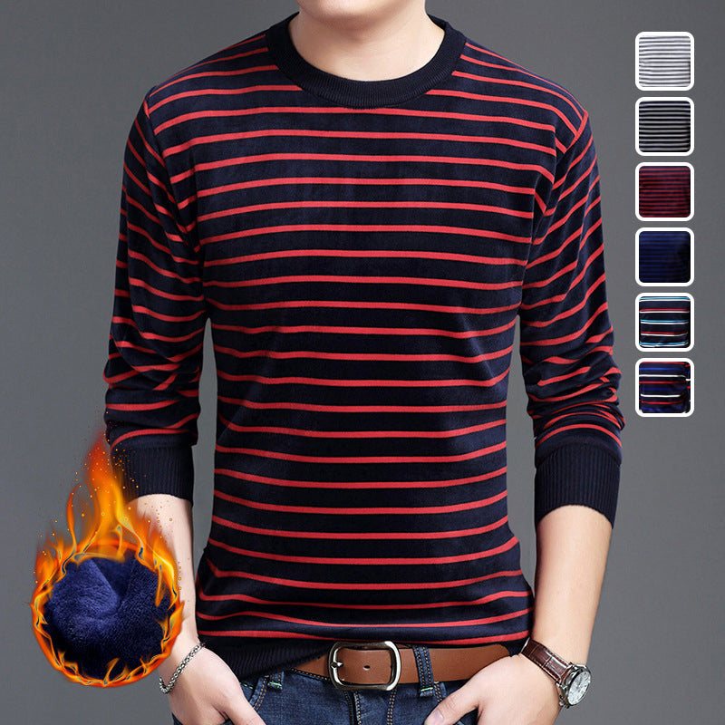 š„44%OFF Christmas Saleš„Men's Warm Striped Cozy Fashion Sweater - Buy 2 Get Free Shipping