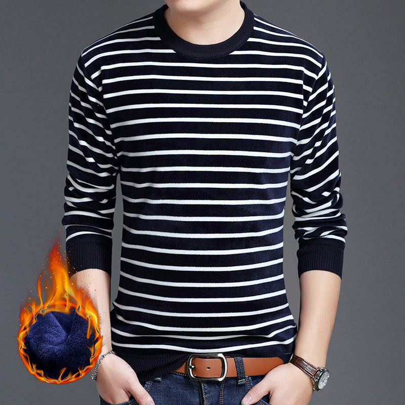 š„44%OFF Christmas Saleš„Men's Warm Striped Cozy Fashion Sweater - Buy 2 Get Free Shipping