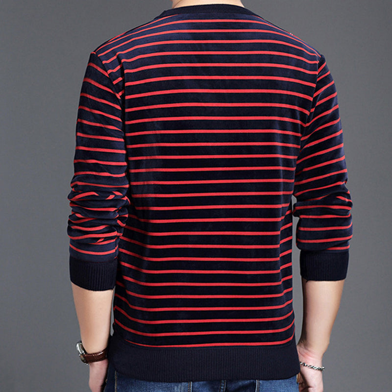 š„44%OFF Christmas Saleš„Men's Warm Striped Cozy Fashion Sweater - Buy 2 Get Free Shipping