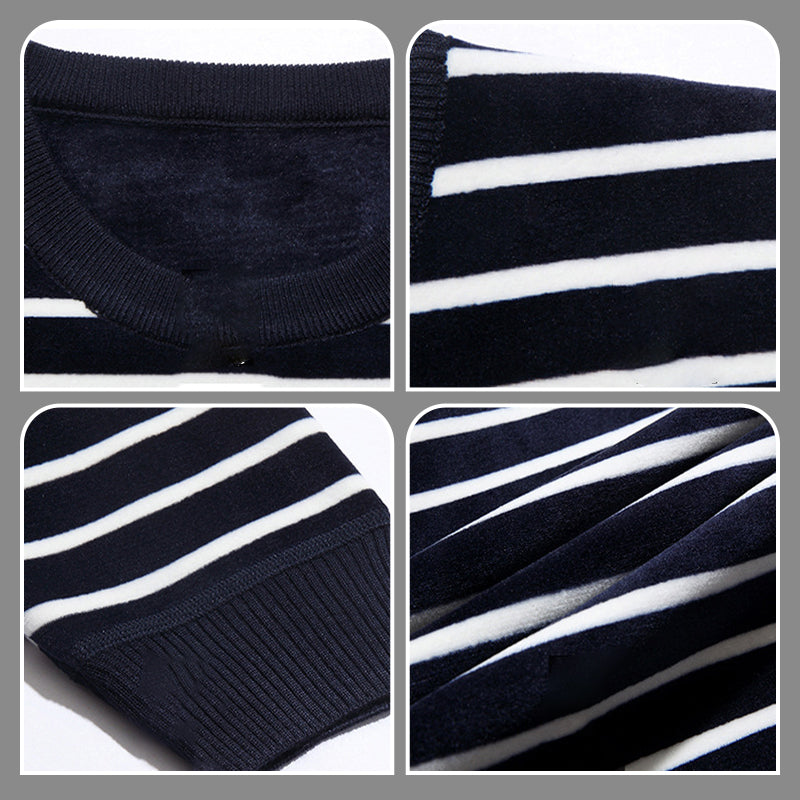 š„44%OFF Christmas Saleš„Men's Warm Striped Cozy Fashion Sweater - Buy 2 Get Free Shipping