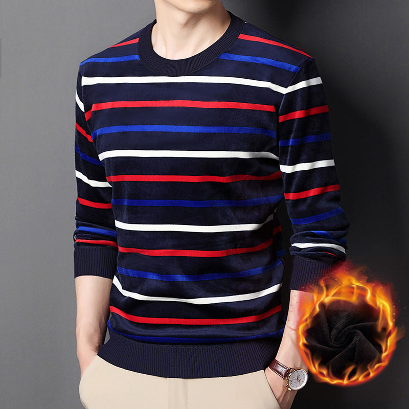 š„44%OFF Christmas Saleš„Men's Warm Striped Cozy Fashion Sweater - Buy 2 Get Free Shipping