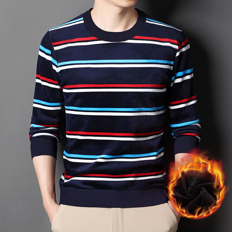 š„44%OFF Christmas Saleš„Men's Warm Striped Cozy Fashion Sweater - Buy 2 Get Free Shipping