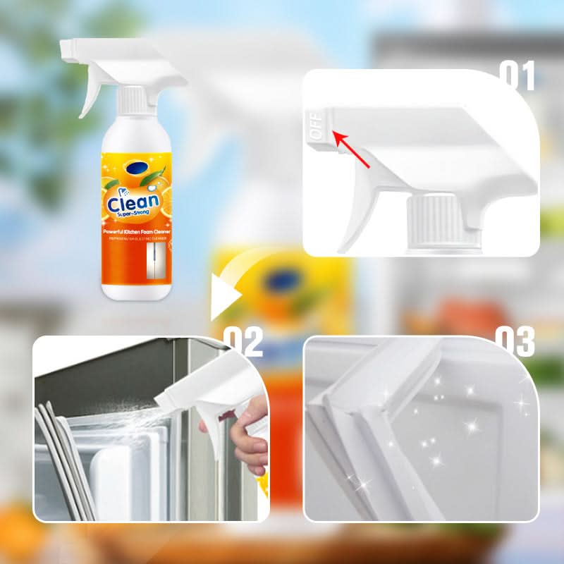 🔥Koop er 5 en krijg er 5 gratis🔥Krachtige Keuken Schuim Vet- en Schimmelreiniger