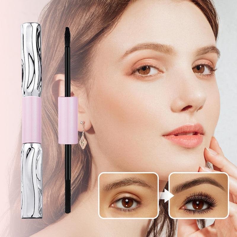 🔥 2-in-1 langhoudende volumegevende en krullende mascara