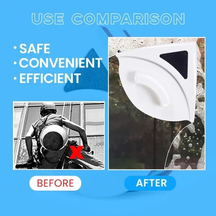 🔥Last Day Promotion 53% OFF - Upgrade Magnetic Window Cleaner (Free Shipping for 2 pieces)