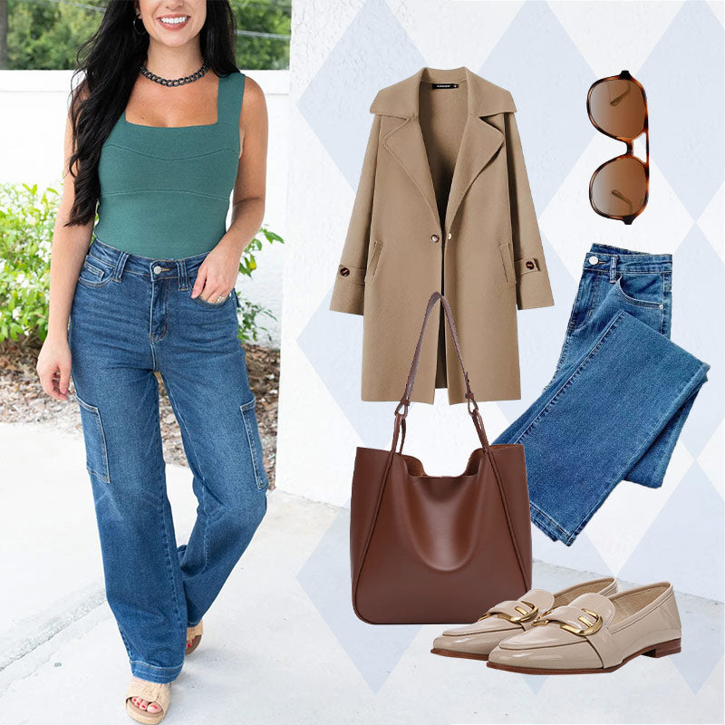 🔥Speciale prijs 🔥stretchjeans met hoge taille voor dames