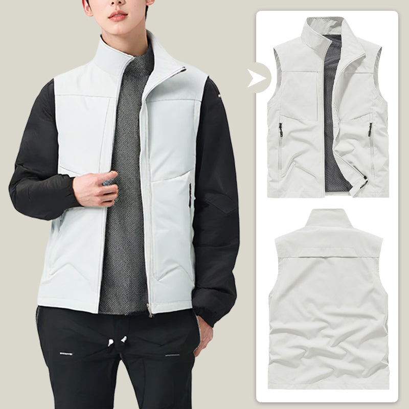 ⏳ Beperkte tijd 50% korting! 💥Heren Comfortabele Sneldrogende Vest met Zakken