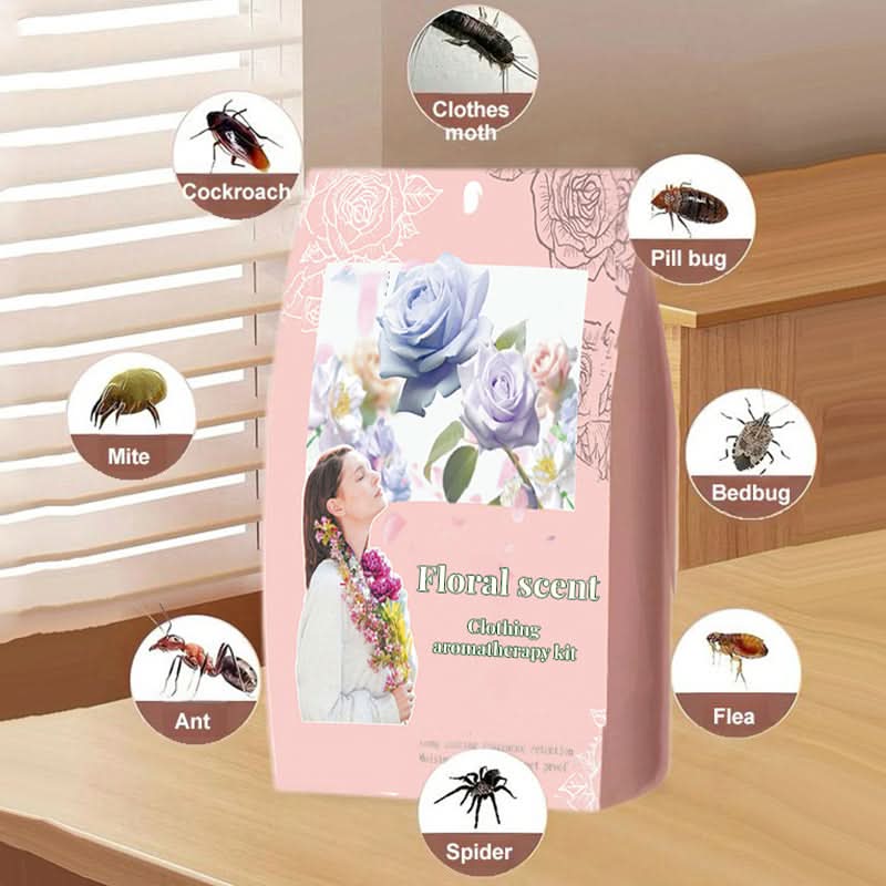 Insectenwerend en schimmelwerend bal met een bloemig aroma