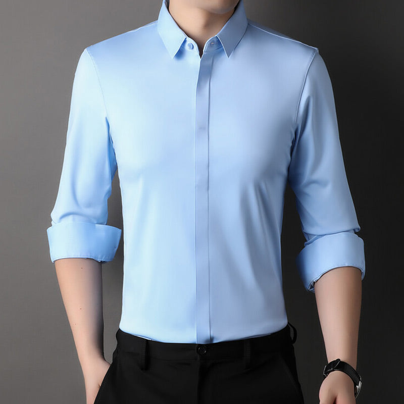 ✨2025 Nieuw Premium Bedrijfsshirt👔Herenhemd met kreukvrije knoopsluiting