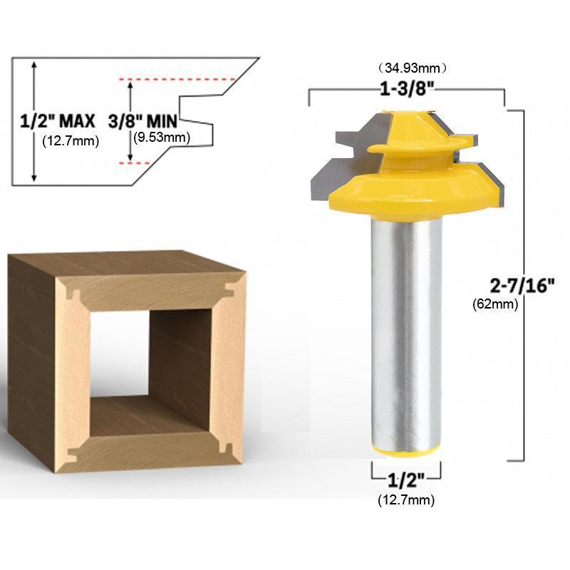 🎁HOT SALES ⏳45 ° Verstek Frees Bit