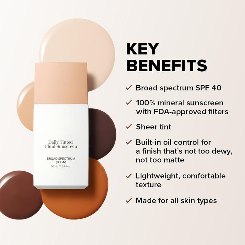 🎁Koop 2, krijg 1 gratis💕Dagelijkse getinte vloeibare zonnebrandfoundation