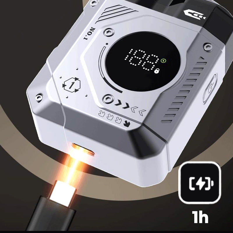 Draagbaar Wasbaar Scheerapparaat met Dubbel Mes voor Heren