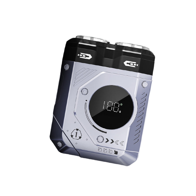 Draagbaar Wasbaar Scheerapparaat met Dubbel Mes voor Heren