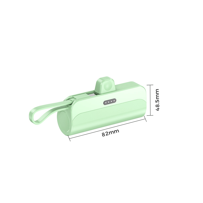 Draagbare Power Bank met hoge capaciteit en ingebouwde kabels